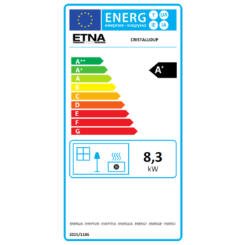 Poêle à granulés étanche (sortie dessus concentrique) Cristallo Silenzio Up 9.2 kw
ETNA Luxe – Image 7