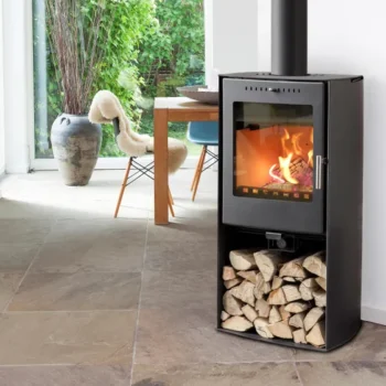 Poêle à bois ADURO 19 noir, 5 kW – Image 2