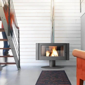 Poêle à bois INVICTA Antaya anthracite, 12 kW – Image 2
